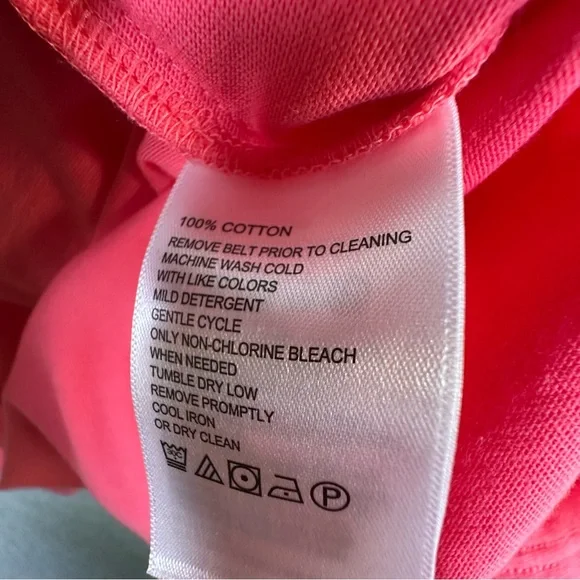 Tommy Bahama Islandscape Jersey Midi Dress NWT Melon Berry V Neck Pockets XS - Picture 13 of 16